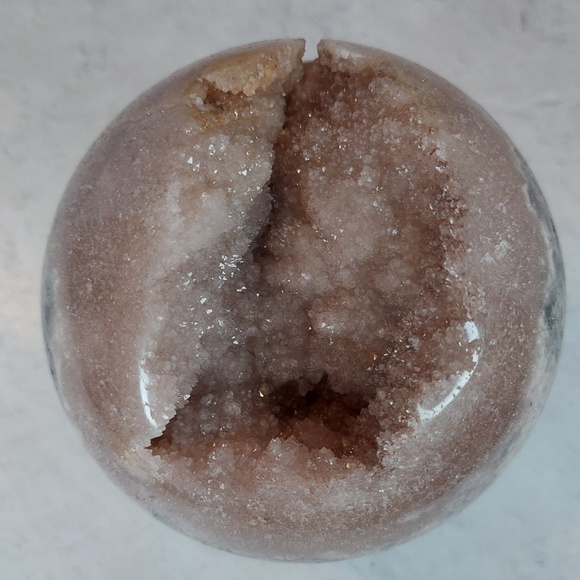 Pink Amethyst Sphere | Heart Healing • Serenity • Divine Feminine Energy - Picture 6 of 6